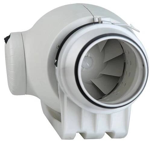 TD 250/100 SILENT T IP44 ultra tichý potrubní vent. s doběhem