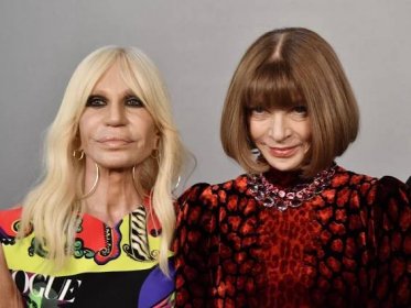 Donatella Versace and Anna Wintour talk politics and fashion at the Vogue Summit in New York