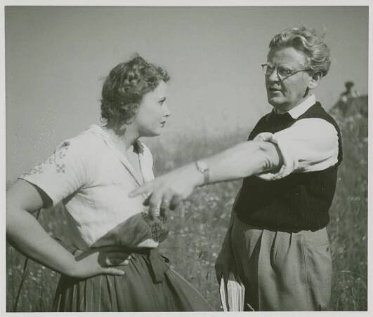 Birgit Tengroth, Gunnar Skoglund - Mans kvinna - Z natáčení