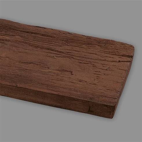 Umělý trám prkno 2,6m (dub tmavý) 13x3cm 19300