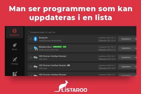 Test och Recension av IObit Driver Booster Pro | Listaroo