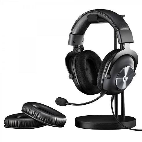Logitech G Pro X Sluchátka s mikrofonem Bezdrátový Přes hlavu Hraní Černá (981-000907)