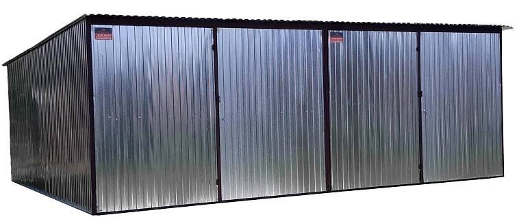 Plechová dvougaráž 6m x 5m - Profi-stahl