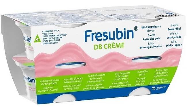 Fresubin DB creme př.Lesní jahoda por.sol.4x200g