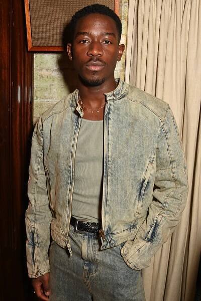 Photo of Damson Idris at a lunch reception.