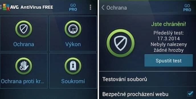 AVG AntiVirus: Když chcete mít kontrolu nad svým zařízením (tip na aplikaci)