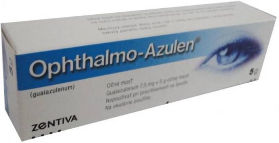 Ophthalmo-Azulen Ung Oph 1x5 gm/7,5 mg