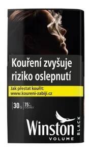 Winston cigaretový tabák Black 30g