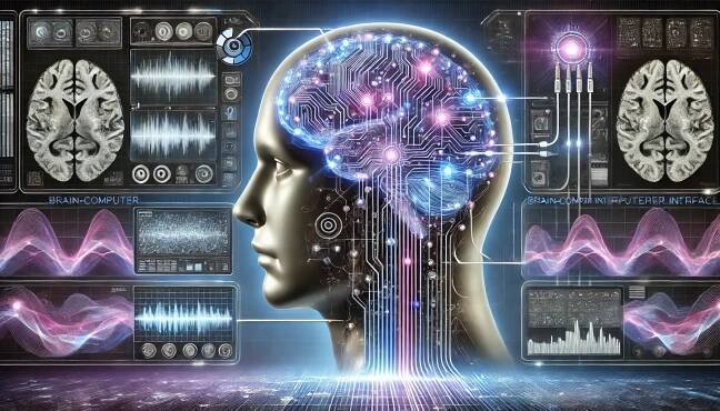BCI (brain computer interface) simulátor
