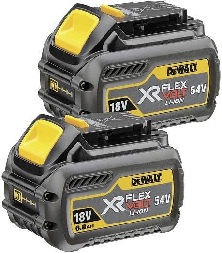 DEWALT náhradní akumulátor pro elektrické nářadí, 6.0 Ah Li-Ion, DCB546T2-XJ