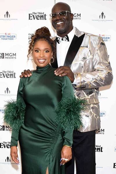 Jennifer Hudson and Shaquille O'Neal attend The Event hosted by the Shaquille O'Neal Foundation on October 07, 2023 in Las Vegas, Nevada.