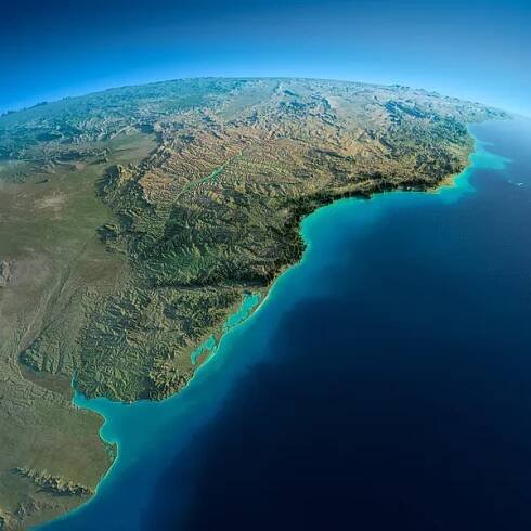 Podrobné země. Jižní Ameriky. Rio de la plata — Stock obrázek