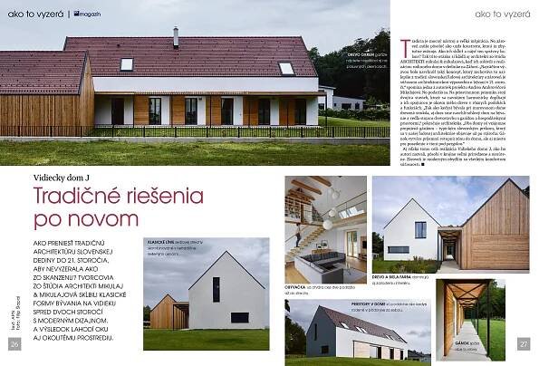 Media o nas — ARCHITEKTI mikulaj & mikulajová