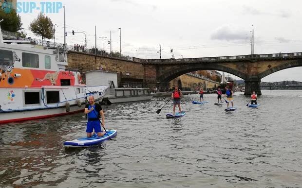 Aktivní výlet centrem Prahy | Sup-trip.cz