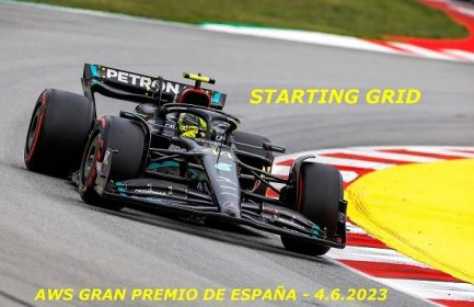 STARTING GRID – AWS GRAN PREMIO DE ESPAÑA – 4.6.2023