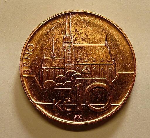 10Kč 2000 R BRNO VELMI VZÁCNÁ UNC RL