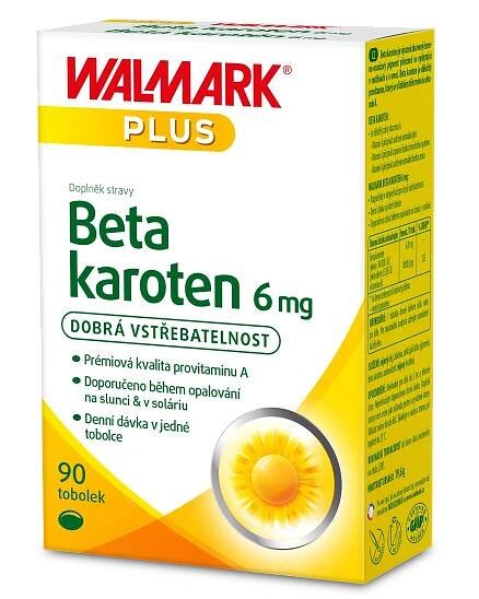 WALMARK Beta karoten 6 mg 90 tob. od 126 Kč