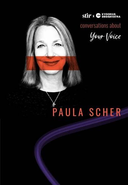 STIR in conversation with Paula Scher | Conversations About Your Voice | STIR X Kyoorius Designyatra 2020 | STIRworld