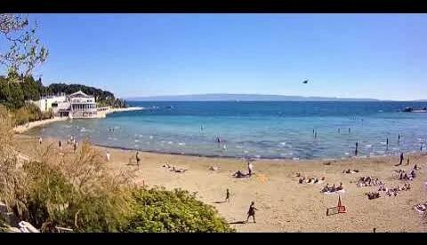 Bačvice uživo, proljetno kupanje u Splitu - Live Cam Croatia