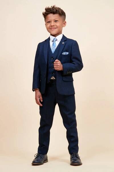 Callum Children's Blue Three Piece Suit