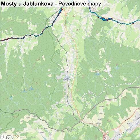 Mosty u Jablunkova - mapy | Kurzy.cz