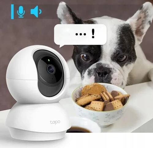 BEZDRÁTOVÁ OTOČNÁ IP KAMERA TP-LINK TAPO C200 1080p Full HD 1920x1080 Váha výrobku včetně jednotkového obalu 0.49 kg