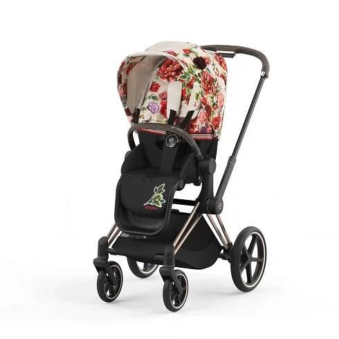 CYBEX Rám Priam 4.0, Seat Pack, Lux Carry Cot + Cloud T i-Size Spring Blossom 2025 Light : Beneo.cz