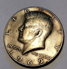 Half dollar 1969 USA - Numismatika