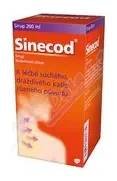 Lék na kašel, rýmu a nachlazení GLAXOSMITHKLINE Sinecod 0.15% sir. 200ml CZ