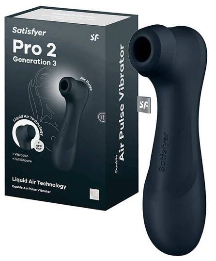 SATISFYER PRO 2 GEN 3 VIBRÁTOR TUČŇÁK SACÍ MASÁŽNÍ PŘÍSTROJ KLITORIS S APLIKACÍ