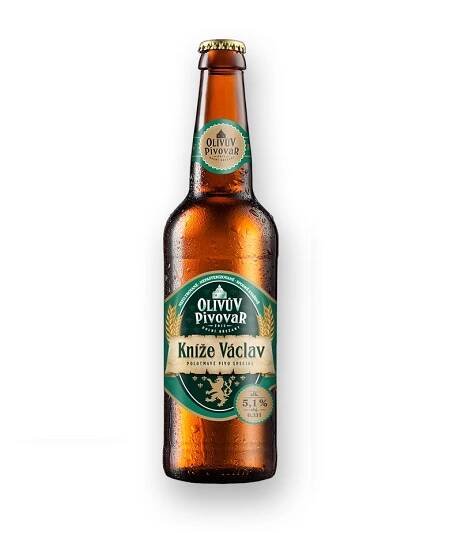 Olivův Pivovar– Kníže Václav 13°, 1 litr, PET lahev