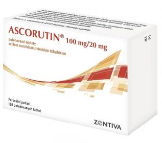 Ascorutin 100 potahovaných tablet