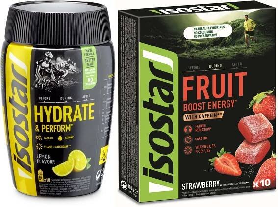 Isostar HYDRATE PERFORM 400 G CITRON + ŽELÉ ZDARMA - Isotonický nápoj + energy želé - 1