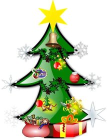 Vektorový obrázek, ilustrační klipart Vánoční strom v rozlišení 979x1280 pixelů zdarma ke stažení, Vánoce vektor do vašich dokumentů
