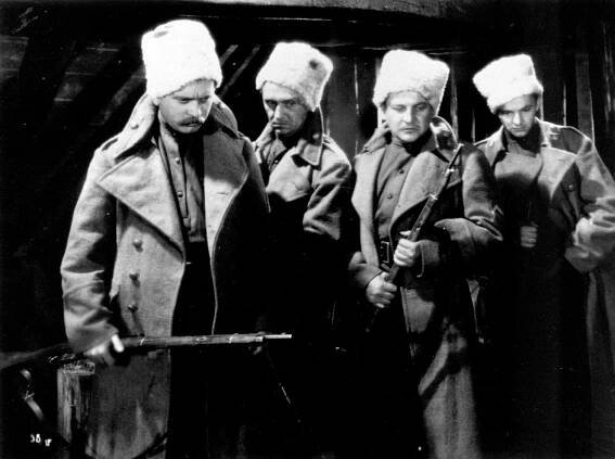 Jízdní hlídka - Z filmu - Zdeněk Štěpánek, František Kreuzmann st., Vladimír Řepa, Jiří Vondrovič