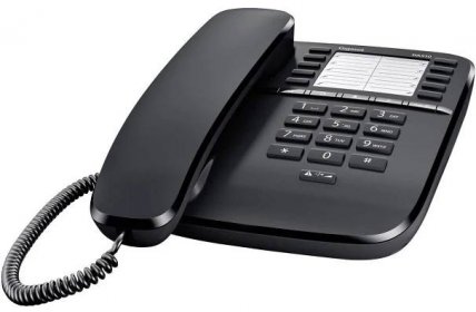 Gigaset DA510 šňůrový telefon, analogový bez displeje černá