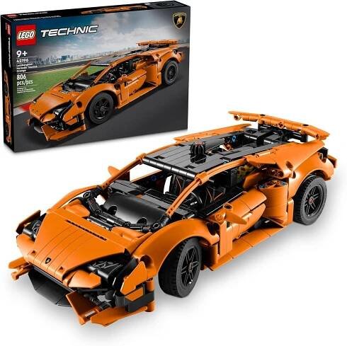 LEGO 42196 Technic Oranžové Lamborghini Huracán Tecnica