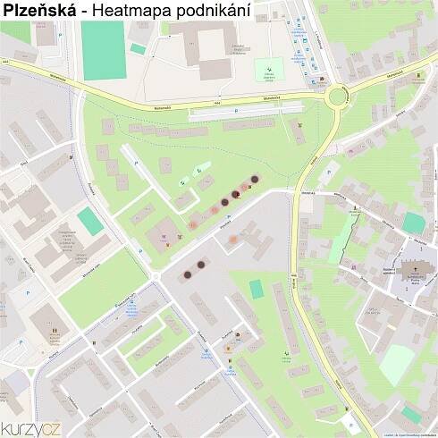 Plzeňská - mapy | Kurzy.cz