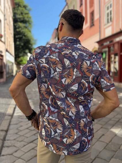 Pure Beach Shirt – pánská funkční košile krátký rukáv vzor - DÍLNAstore