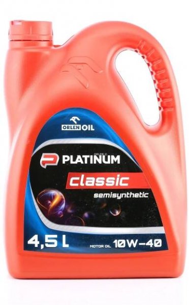 Motorový olej ORLEN PLATINUM CLASSIC SEMISYNTHETIC 10W40 4l MB 229.1 MB 229.1, QFS412B60