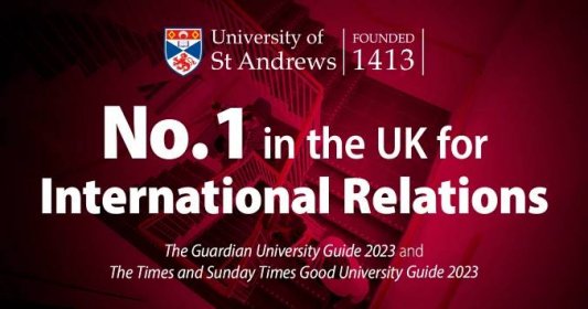 International Relations top in two UK league tables