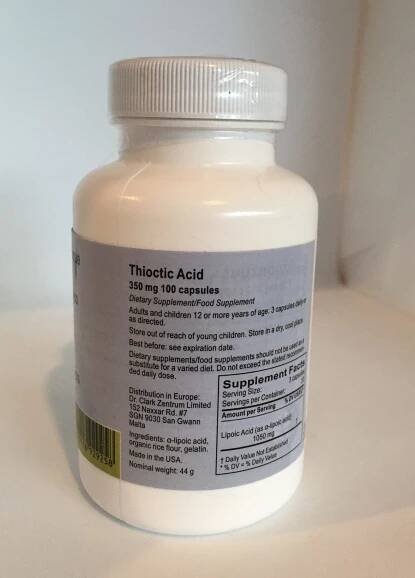 Thioctic Acid Back