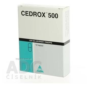 CEDROX 500 cps (blis.PVC) 1x12 ks (Lieky na predpis)