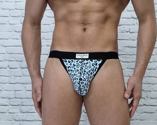 JOCKSY MODRÝ LEOPARD - L - XL