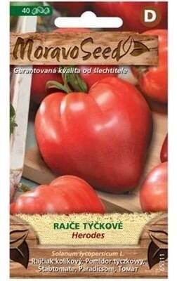 Semínka MoravoSeed Rajče tyčkové býčí srdce HERODES, 40s od 39 Kč - Heureka.cz