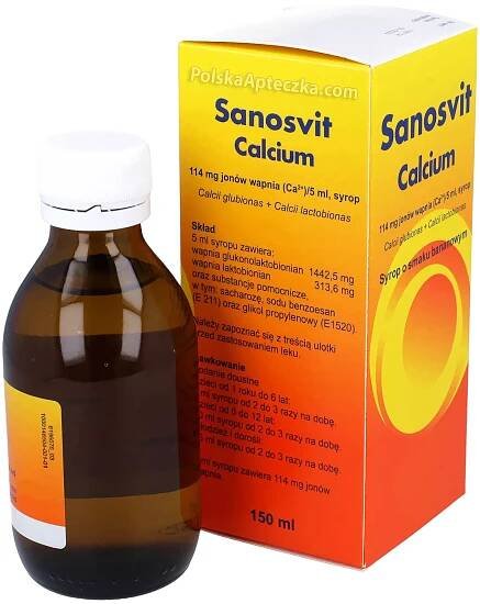 Calcium syrop  bananawy Sansovit