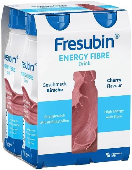 Fresubin Energy Fibre perorální roztok Višeň 4 x 200 ml