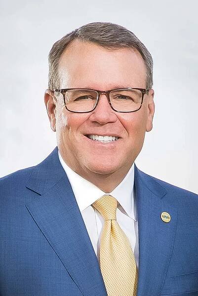Headshot photo of UNC President Doctor Andy Feinstein