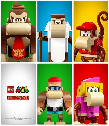 ► LEGO Super Mario: odhalené niektoré postavy z univerza LEGO Donkey Kong – HOTH BRICKS