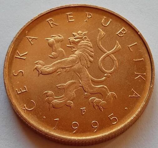 10 Kč Rok 1995 Podpis vpravo, Vzácná UNC Ze sady (19 400 kusů) Od 1 Kč